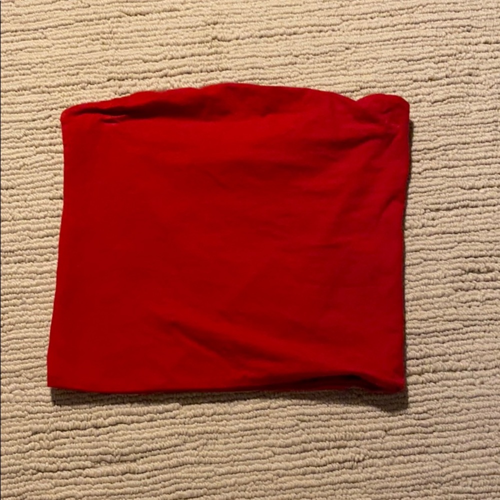 Brandy Melville Red Tube Top